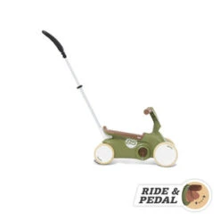 BERG Go2 Retro Green -Bruder Winkel Bergtoys go2 retro green 4 speelactief.nl . duwbeugel