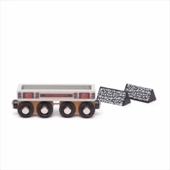 BigJigs BJT408 Rail Wagon Kolentransport Houten Trein -Bruder Winkel BigJigs BJT408 Kolen Wagon 3