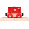 BigJigs BJT485 Rail Container Wagon Rood Houten Trein