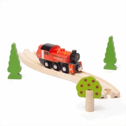 BigJigs BJT493 Houten Locomotief Ivatt Houten Trein -Bruder Winkel BigJigs BJT493 locomotief Ivatt 2