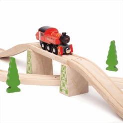 BigJigs BJT493 Houten Locomotief Ivatt Houten Trein -Bruder Winkel BigJigs BJT493 locomotief Ivatt 3