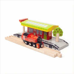 BigJigs BJT493 Houten Locomotief Ivatt Houten Trein -Bruder Winkel BigJigs BJT493 locomotief Ivatt 4