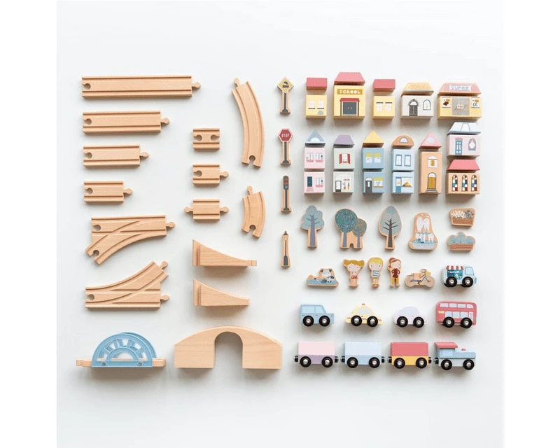 Little Dutch LD4487 Railway Treinbaan XXL 2 Little Dutch LD4487 Railway Treinbaan XXL - Afbeelding 2