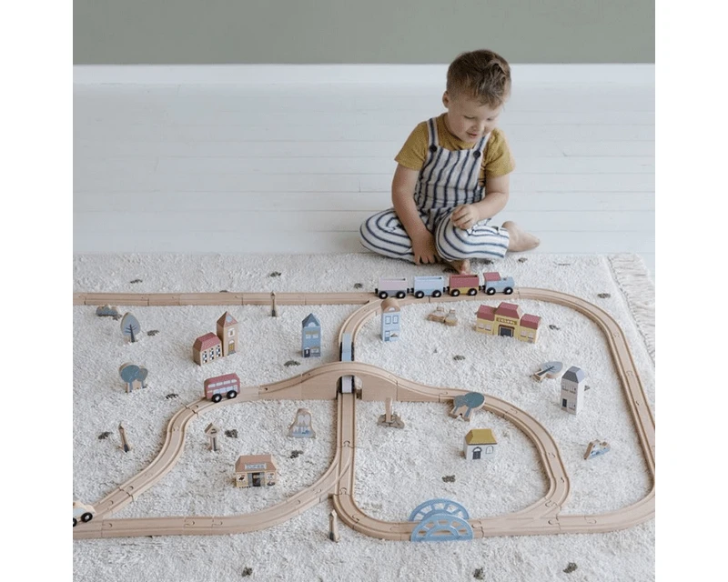 Little Dutch LD4487 Railway Treinbaan XXL 3 Little Dutch LD4487 Railway Treinbaan XXL - Afbeelding 3