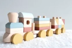 Little Dutch Houten Blokkentrein Pure&Nature -Bruder Winkel Little dutch 4702 blokkentrein 3