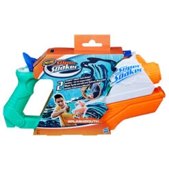 Waterpistool NERF Super Soaker Scatter Splashmouth -Bruder Winkel Nerf supersoaker waterpistool 5010993468911 splashmouth speelactief.nl