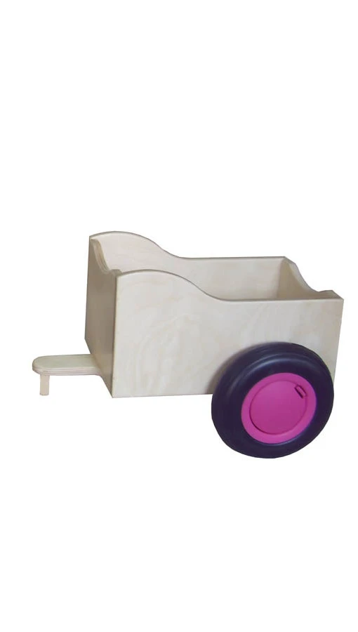 Berkenhouten Loopfietsaanhanger 2 Berkenhouten Loopfietsaanhanger - Afbeelding 2