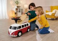 Big Baby VW T1 Red Loopauto Bobby Car 5 Big Baby VW T1 Red Loopauto Bobby Car - Afbeelding 5