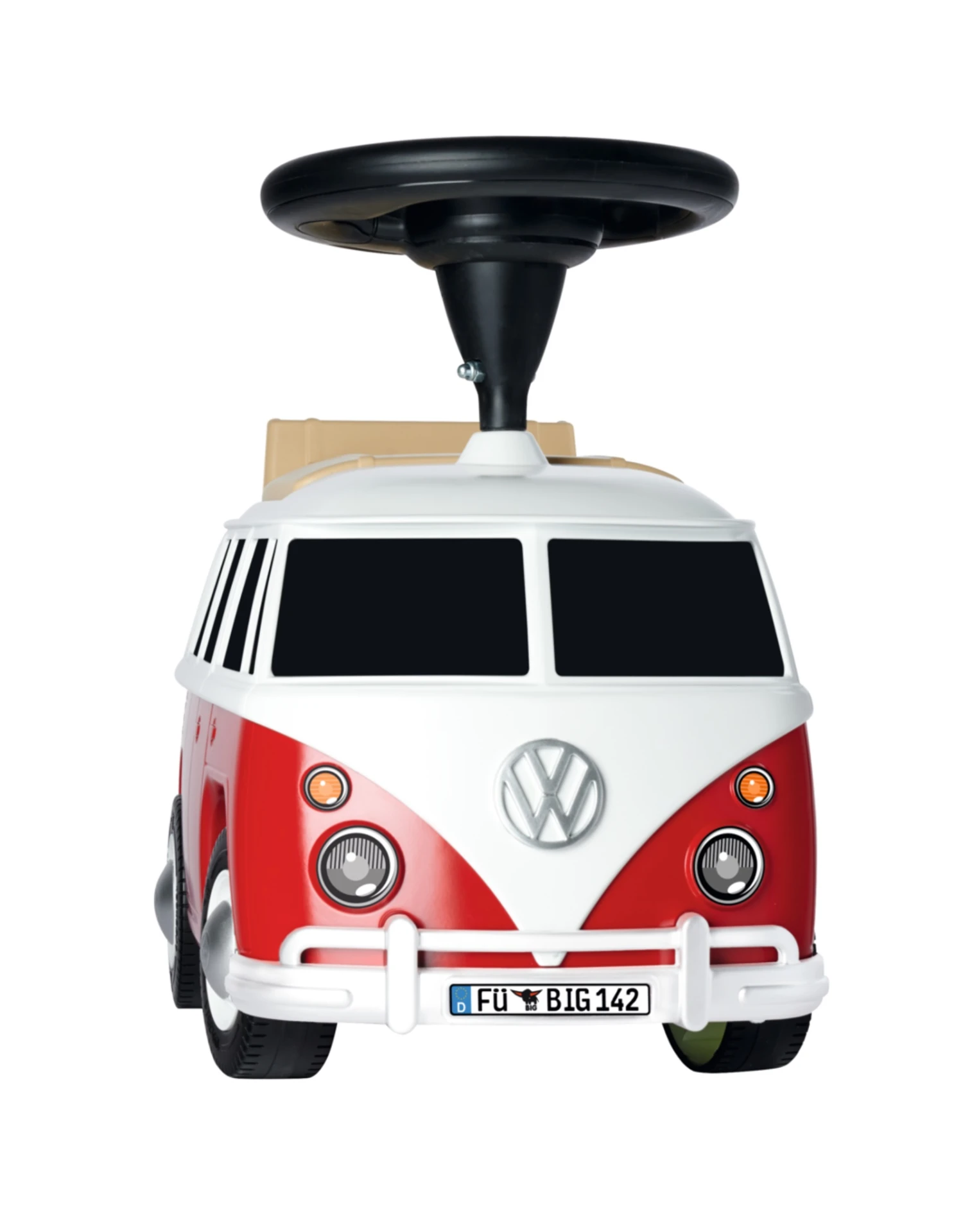 Big Baby VW T1 Red Loopauto Bobby Car 2 Big Baby VW T1 Red Loopauto Bobby Car - Afbeelding 2