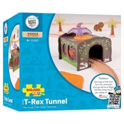 BigJigs BJT244 Tunnel T-rex Dinosaurus 9 BigJigs BJT244 Tunnel T-rex Dinosaurus -Bruder Winkel bigjigs bjt244 houten tunnel t rex dinosaurus 1