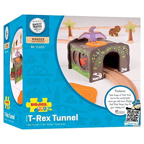 BigJigs BJT244 Tunnel T-rex Dinosaurus 5 BigJigs BJT244 Tunnel T-rex Dinosaurus - Afbeelding 5