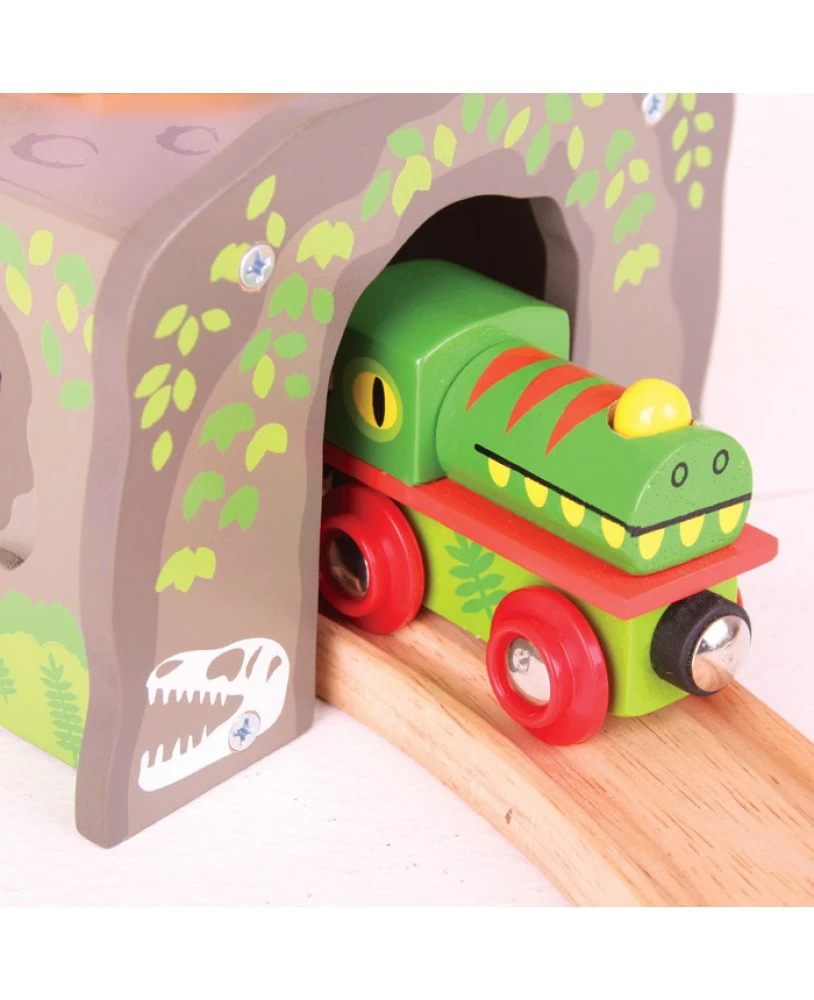 BigJigs BJT244 Tunnel T-rex Dinosaurus 3 BigJigs BJT244 Tunnel T-rex Dinosaurus - Afbeelding 3