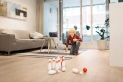 Bowlingspel Rood & Wit -Bruder Winkel bowlingspel rood en wit buitenspeel 2