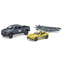 Bruder 02504 RAM-2500 Incl Autotransporter En Racing Roadster -Bruder Winkel bruder 02504 ram2500 power wagon met autotransporter en roadster 1 1