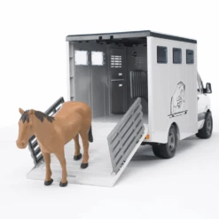 Bruder 2533 MB-Sprinter Paardentransporter + Paard -Bruder Winkel bruder 02533 mercedes sprinter veetransport 3