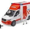 Bruder 02676 Mercedes Sprinter Ambulance Met Verpleger
