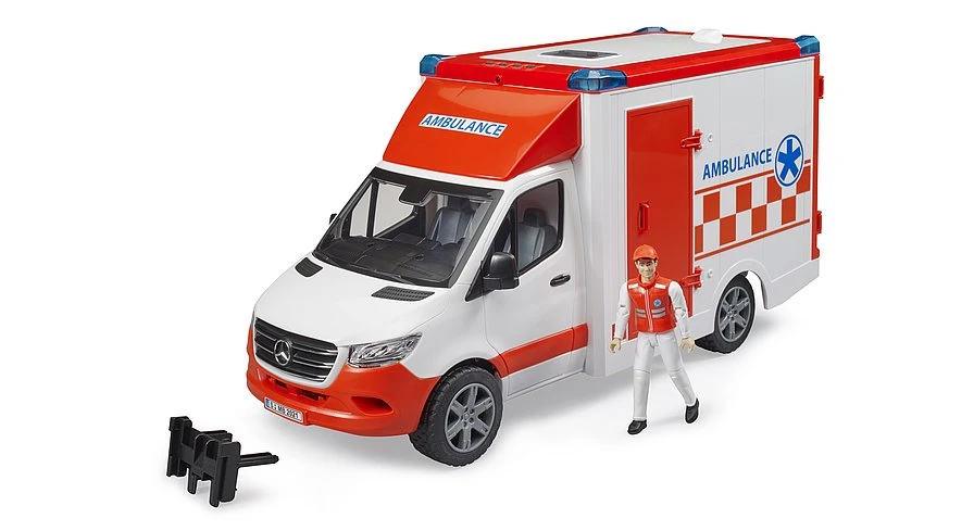 Bruder 02676 Mercedes Sprinter Ambulance Met Verpleger 1 Bruder 02676 Mercedes Sprinter Ambulance Met Verpleger