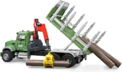 Bruder 2824 Mack Granite Hout-transportwagen -Bruder Winkel bruder 028244 mack granite houttransportwagen 2