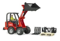 Bruder 2191 Miniloader Schäffer Minishovel+acc -Bruder Winkel bruder 2191 schafer 2034 minishovel met accessoires 1 1