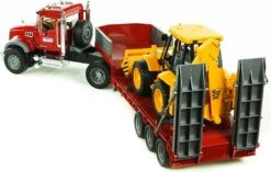 Bruder 2813 Mack-Granite Dieplader En JCB -Bruder Winkel bruder dieplader mack granite en jcb shovel 2