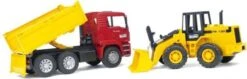 Bruder 2752 Kipper Vrachtwagen MAN TGA Met Shovel Fiat FR 130 -Bruder Winkel bruder kipwagen man tga met shovel fiat fr 130 1 1