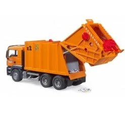 Bruder 3760 Vuilniswagen Vrachtauto MAN TGS 26-500 6 Bruder 3760 Vuilniswagen Vrachtauto MAN TGS 26-500 -Bruder Winkel bruder bruder 3760 man tgs vuilnisauto oranje vuilniswagen 1 1