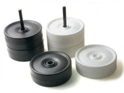 Damstenen Groot 11 Cm. (2 X 12 Stuks) -Bruder Winkel damspel buiten rt 1 1