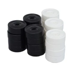 RollyDamstenen Damstenen Groot 25 Cm. (2 X 12 Stuks) -Bruder Winkel damspel buiten rt