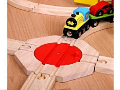 BigJigs BJT133 Rail Draaiplateau -Bruder Winkel draaiplateau bigjigs bjt133 1