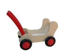 2-in-1 Duwkar En Poppenwagen – V. Dijktoys Combi -Bruder Winkel duwkar poppenwagen 2in1 v.dijktoys combiwagen rood