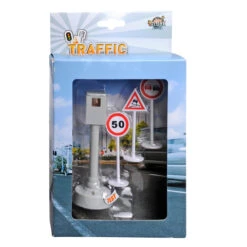 Flitspaal Try Me + 3 Verkeersborden -Bruder Winkel flitspaal kidsglobe