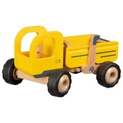 Goki 55895 Houten Vrachtwagen Bouwvoertuig Kipper -Bruder Winkel goki 55895 houten speelgoed houten vrachtwagen kipper bouwauto 1