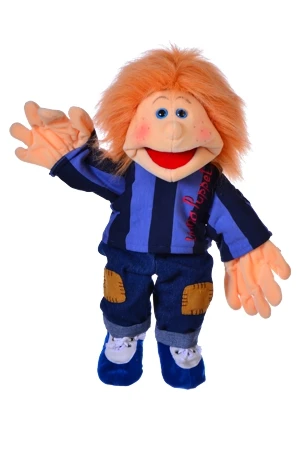 Handpop Kleine Louis 45 Cm. Living Puppets 2 Handpop Kleine Louis 45 Cm. Living Puppets - Afbeelding 2