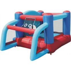 Springkussen Happy Hoop Football Bouncer -Bruder Winkel happy hop 9187 springkussen football bouncer 1 1