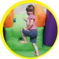 Springkussen Combo Bouncer With Slide -Bruder Winkel happy hop 9236 springkussen combo bouncer with slide 2