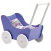 Houten Poppenwagen Purple