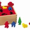 Houten Vormensorteerbox Figuren