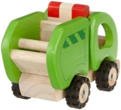 Houten Vuilniswagen 6 Houten Vuilniswagen -Bruder Winkel houten vuilniswagen pintoy 55964 1 1