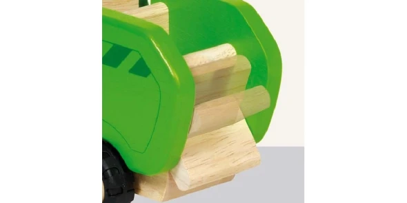 Houten Vuilniswagen 4 Houten Vuilniswagen - Afbeelding 4