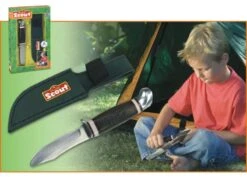 Scout 19337 Houtsnijmes + Foudraal Scouting Outdoor -Bruder Winkel houtsnijmes scout 19337 3