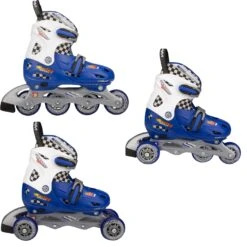 Inline Quads Junior Verstelbaar Blauw
