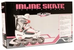 Verstelbare Inline Skate Skeeler Nijdam Rose -Bruder Winkel inline skates nijdam 52so 2