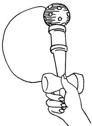 Kendama Behendigheidsspel 5 Kendama Behendigheidsspel - Afbeelding 5