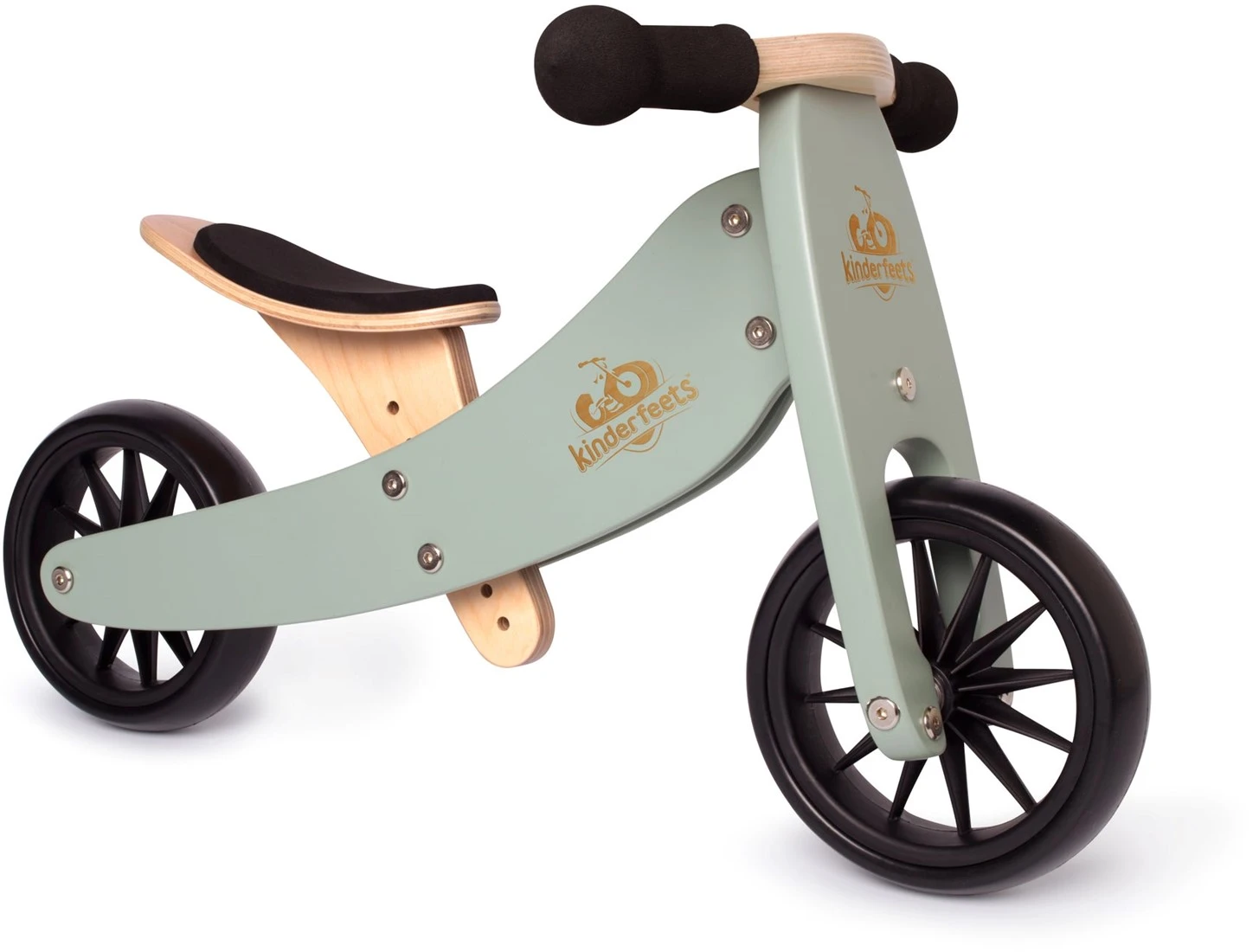 Tiny Tot Sage Loopfiets 2-in-1 Kinderfeets 2 Tiny Tot Sage Loopfiets 2-in-1 Kinderfeets - Afbeelding 2