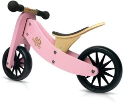Tiny Tot Loopfiets 2 – In – 1 Kinderfeets – Loopfiets – Rose -Bruder Winkel kinderfeets tiny tot roze loopfiets 1 1