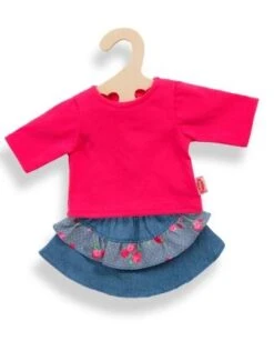 Spijkerrrok Met T-shirt Mt. 35 – 45 Cm.