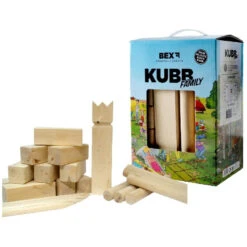 Kubb Family Berkenhout In Colourbox BEX 5 Kubb Family Berkenhout In Colourbox BEX -Bruder Winkel kubb bex berken hout houten werp spel. 1
