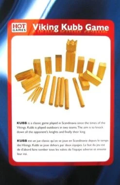 Kubb Dennenhout Viking-spel 8 Kubb Dennenhout Viking-spel -Bruder Winkel kubbspel hotsports 700802 1