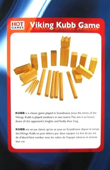 Kubb Dennenhout Viking-spel 4 Kubb Dennenhout Viking-spel - Afbeelding 4