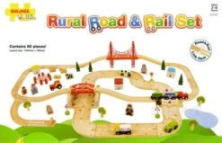 BigJigs BJT021 Landelijke Road & Railset -Bruder Winkel landelijke road railset bigjigs bjt021 2